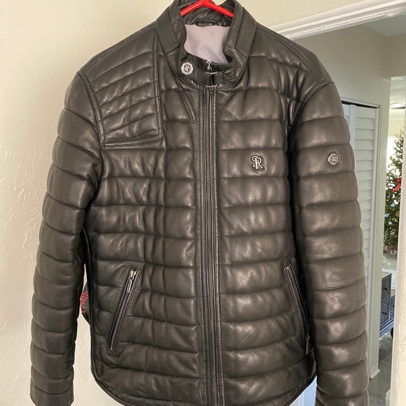 Stefano Ricci leather winter coat - Picture 3 of 3